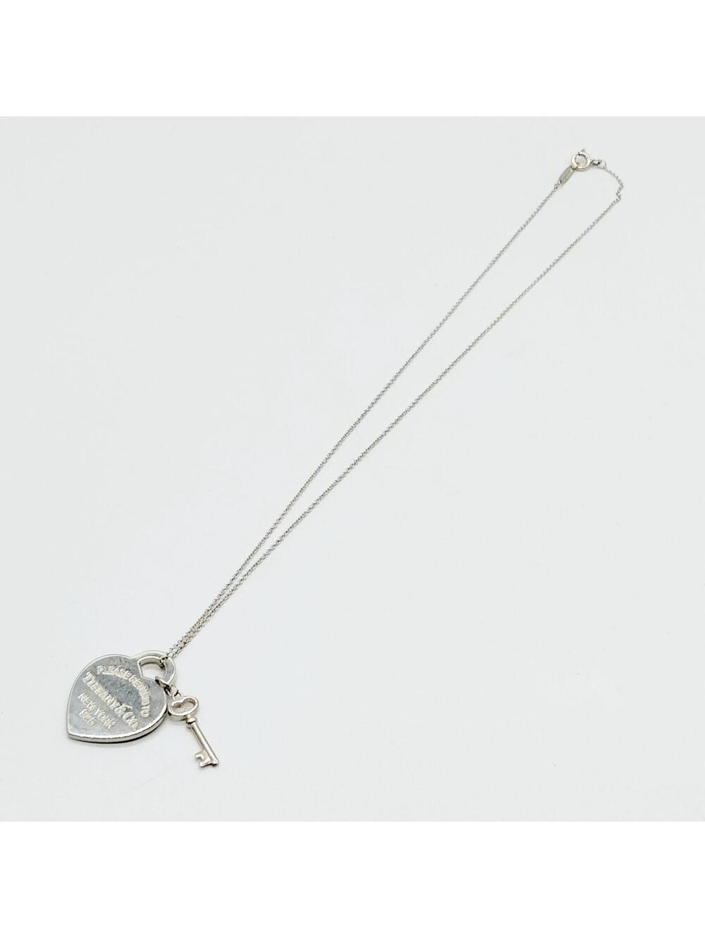 Tiffany and Co. Necklace Heart Tag Silver 925 4493723